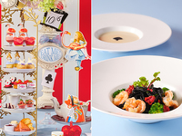 【土日祝日夜限定！】≪乾杯酒+ワイン2杯+パスタ付≫アリスのストロベリーアフタヌーンティー