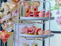 平日2026『桜色のストロベリーアフタヌーンティー』  スイーツでお花見気分！桜といちごが奏でる心ときめくティータイム ＋スペシャリテデザート※マリアージュフレール付飲み放題付