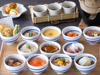 Seven colors seafood bowl set