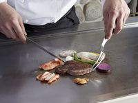  Kobe beef & king crab steak course (sirloin 100g)