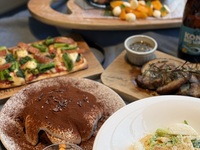 フリードリンク２時間付【２月限定シーズナルコース：バレンタインディナー】特製ポルケッタやティラミスのフレンチトーストを含む全5品