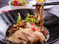 ポルチーニクリーム蕎麦