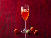 【Valentine's Day】Dinner Set B メインディッシュはグリルステーキと和牛ローストビーフのチョイス+チョコレートデザート+いちごのノンアルコールカクテル付き