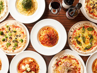 【3～5月　月、火、水、木曜限定】歓送迎会にもお勧め！スパークリングワイン＆ハートランド生ビールもOK！120分飲み放題付！☆料理全6品！税込！5000円フルコースプラン