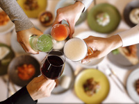 【WEB限定】　HALOWランチコース★選べる乾杯ドリンク付★