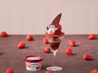 ♥バレンタイン特典メッセージプレートプレゼント♥【苺＆チョコのご褒美ミニパフェ付き】カジュアルランチコース