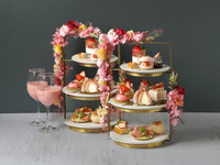 Cherry Blossom and Strawberry Afternoon Tea + 2 Drinks