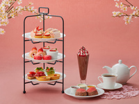 ★10% OFF ON OFFICIAL SITE★ Spring Strawberry Afternoon Tea +  Frappe & 2 houser Free-flow coffee & tea + Scone (12/26~2/28)