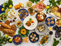 【3/1～5/31 水曜日／レディースランチ】～地中海フェア～メインを選べるデザートたっぷりセミビュッフェ～ 