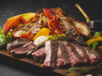 【３/２８限定Live&Dinner】T-Bone Steak & Grilled Homard Course  (for 3persons)
