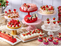 [Online reservation/Toast drink] Weekday strawberry sweets buffet included! Salad bar & choice of grilled dishes