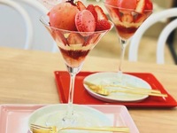 季節のデセール朝パフェ/いちごの会