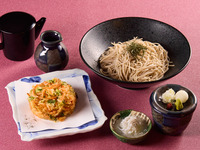 Soba noodles with tempura shrimp from Suruga Bay