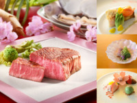 ■■■　  Live Seafood and Top Quality Beef Seasonal Course ~Spring Light~ ■■■　　　　　　　★Limited Time Offer: March 1st (Sun) - April 30th (Thu)