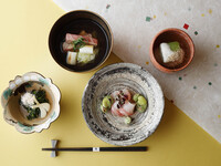[February weekdays only] Enjoy seasonal seafood and meat with the "Kanade Kaiseki" course + one drink for a toast