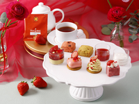 完熟いちごとピスタチオのアフタヌーンティープティフールBOX