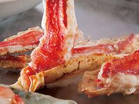 大タラバガニと和牛懐石（和牛ロース60g）