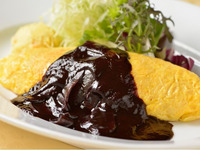 【ブラックオムハヤシ】サラダ・デザート・スープ・コーヒービュッフェ付き