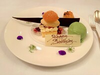 ＜ランチ＞誕生石カラーで彩るデザート付き！魚と肉料理の両方が選べる季節のフルコース「GOURMAND」 | 14,500円