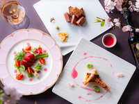 【3・4月 WEB予約限定⋆ﾛｾﾞｽﾊﾟ-ｸﾘﾝｸﾞﾜｲﾝ付】春風コース（ディナー）