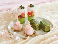 【平日】◇スイーツ7種と1ドリンクで気軽に◇抹茶と桜のアフタヌーンティ with 祇園辻利