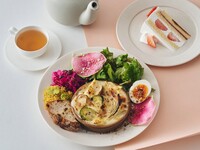 [Special brunch with dessert and drink] Baby scallops, Brussels sprouts, spring onion and white ginger gratin