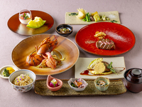[Sakura Course | 8 dishes total] Special teppanyaki featuring lobster and Wagyu beef