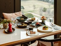 【런치 창쪽 확약】건배 샴페인 첨부 프리픽스 4품 코스