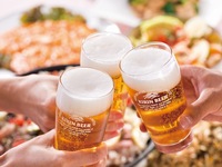 New！ 歓送迎会におススメ！大人6名以上【平日×ディナーブッフェ】飲み放題2時間付きプラン★滞在時間は無制限♪　