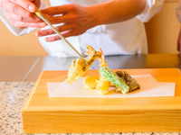Tempura lunch course