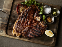 【メインは豪快Tボーン】3時間飲み放題全9品！贅沢プレミアムステーキプラン（平日）