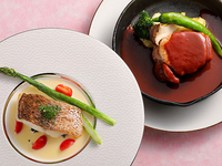 [Lunch] Chef's Lunch (Double main course) + Toast with Rose Sparkling Wine