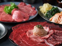 土日祝限定【コスパ最高な歓送迎会！】～塩5種×タレ3種～ 上タン・厚切りハラミ・ホルモン・特選赤身／カルビ完全網羅 スタンダード焼肉コース〈2時間飲み放題付〉 