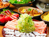 【春季迎送會】以櫻花鯛和京都年糕豬肉涮鍋為主的特別套餐★5,000日元附無限量暢飲