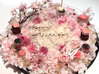 【ディナー】お花見プレート アニバーサリープラン