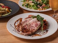 【ビアテラス】銘柄豚ロースや旬の味覚全5品（料理のみプラン）