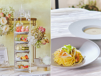 【パスタランチ】初夏のいちごと抹茶アフタヌーンティー（土日祝）