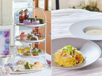 【パスタランチ】抹茶と紫陽花のアフタヌーンティー with 祇園辻利（平日）