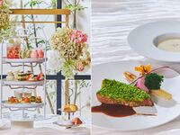 【ポークランチ】初夏のいちごと抹茶アフタヌーンティー（土日祝）