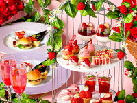[Strawberry Afternoon Tea★3 hours] Strawberry sweets stand × Free cafe