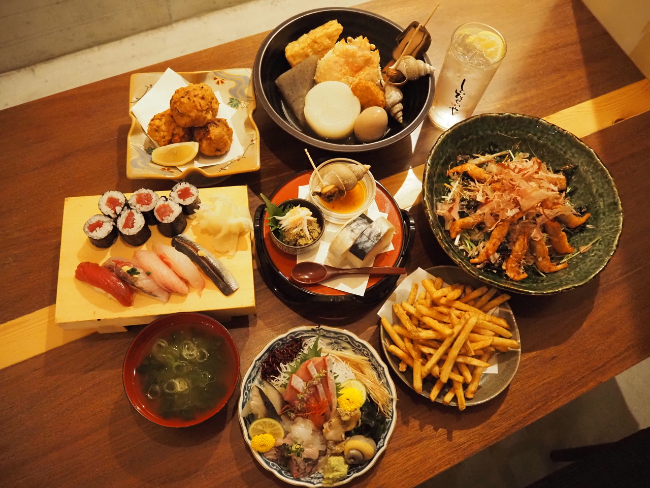 Sushi Gekijyo Tottotoyareya / Yakitori Tori Fuji Toyama - Guia de