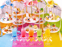 [Oshikatsu Afternoon Tea] A colorful stand decorated with your favorite color + 2 hours of free cafe time