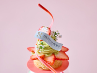 【土日祝】「1ドリンク付き大人のご褒美パフェ～春を感じる贅沢コラボ！季節限定いちご＆抹茶パフェ～」