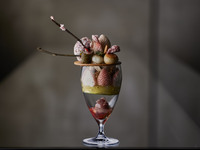 Parfait Bijou® SAKURA【¥6,200 (tax not included) with drink】