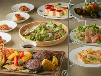 【Partyプレミアム】飲み放題120分★オードブルタワーから伊勢海老や牛ロースステーキがメイン／デザートもついた望海山プレミアムは世界5大ウイスキーすべて飲み放題！