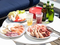 3月9日～【BBQスタンダードプラン】生ビール含む飲み放題120分（L.O30分前）＋お肉セット×魚介セット×野菜セット×トルティーヤチップス