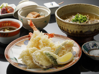 [Assigned seating] Tempura Soba Gozen（天ぷら、蕎麦）