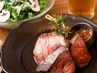 【2026ビアガーデン】テラス確約！【2H飲み放題】クラフトビール5種含む6種！メインは国産黒毛和牛”山形牛”ビステッカの満足コース…7700yen 2名様～