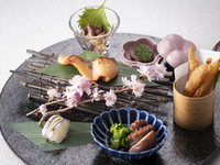 お花見会席+1ドリンク