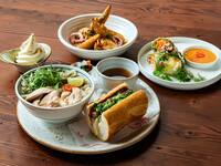 【バインミー＆フォーLUNCH・フリーフロー付き】5品シェアして楽しいベトナムグルメ旅　5800円